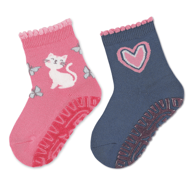 Sterntaler Glitter Flitzer AIR Twin Pack Cat/Heart pink