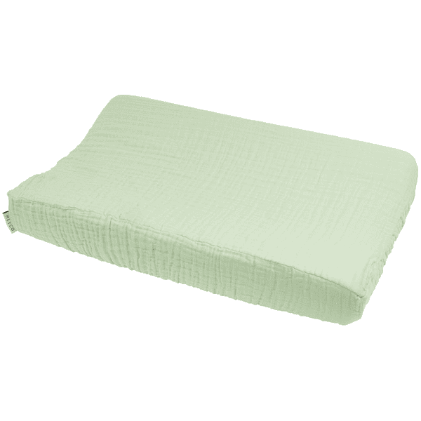 MEYCO Verzorgingskussenhoes Musslin Uni Soft Green 50 x 70 cm