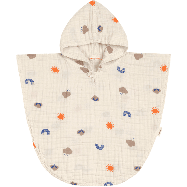 LÄSSIG nature Musliininen kylpyponcho Blossom beige