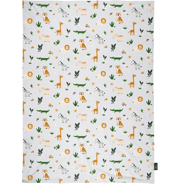 Alvi® Babydecke Jersey Safari 75 x 100 cm