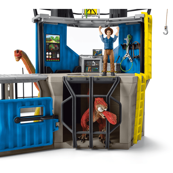 Schleich Large Dinosaur Research Station Toy Set 