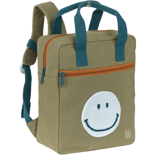 LÄSSIG Little Mochila infantil One &amp; Me GOTS Oliva