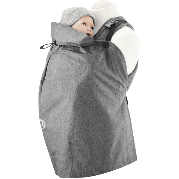 mamalila Habillage pluie pour porte-bébé Shelter ice-grey