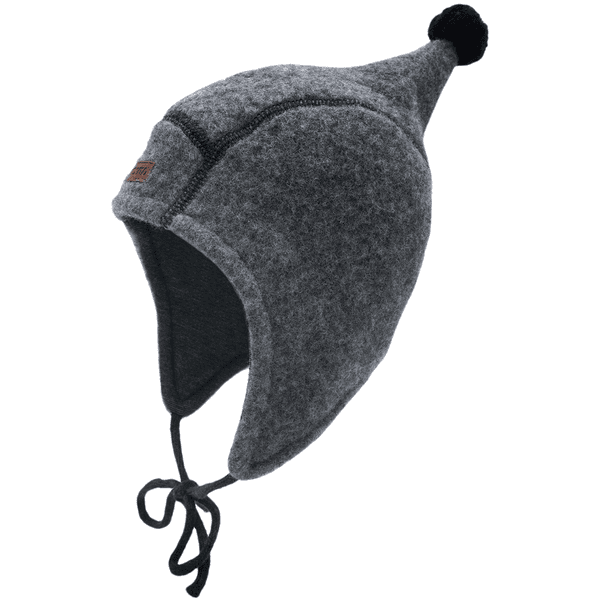 Maximo Gorra de punta con pompón gris medio melange