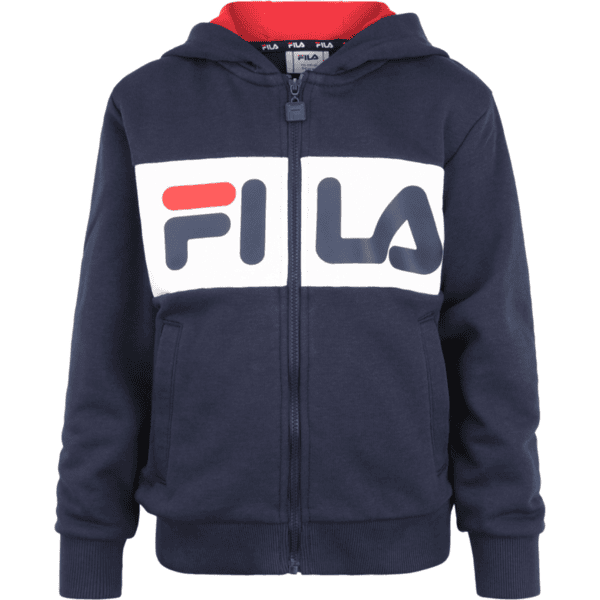 Fila Chaqueta con capucha para niños Franklin black iris - b right  white 