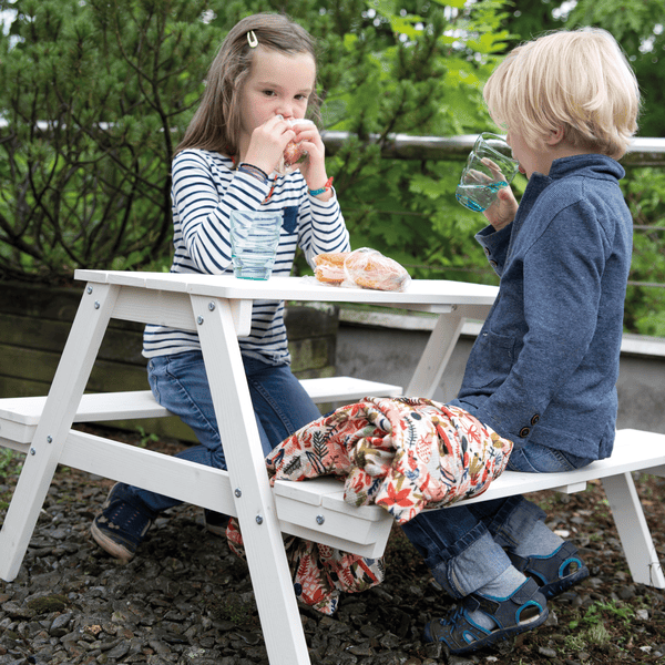 Kindersitzgruppe 4 grau Picknick roba for Deluxe Outdoor