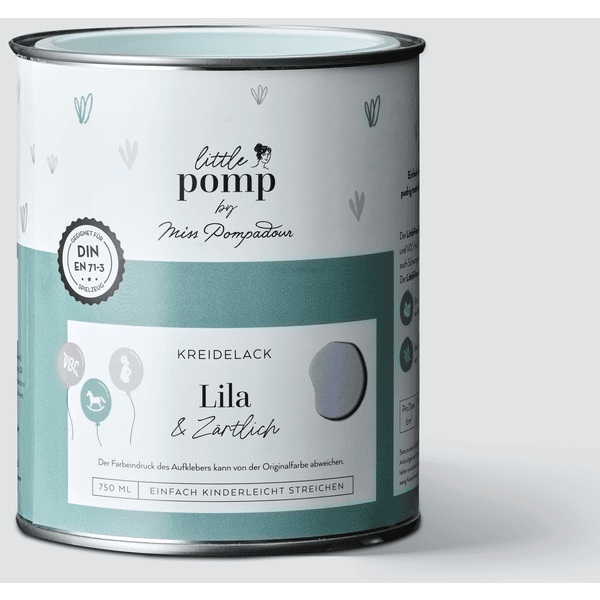 LittlePomp Peinture à la craie murale/meubles lilas & tendre 750 ml