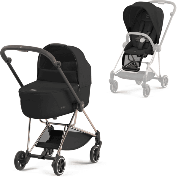 cybex PLATINUM Kombikinderwagen New Mios Rosegold Sepia Black