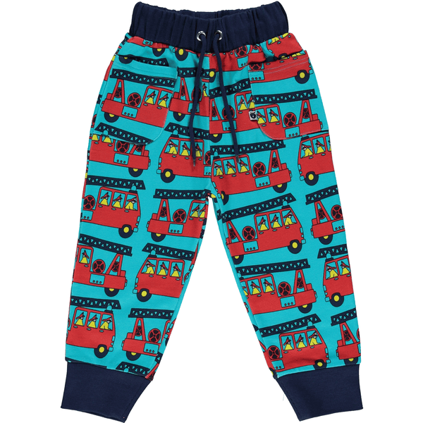 Smafolk Sweathose Feuerwehrauto Blue Atoll