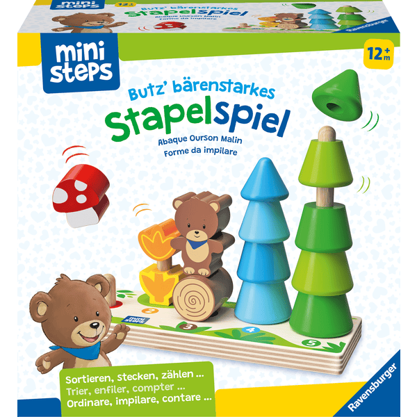 Ravensburger mini steps ® Butz' strong as a bear stacking game 
