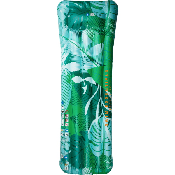 Swim Essentials Matelas gonflable aquatique enfant feuilles tropicales vert