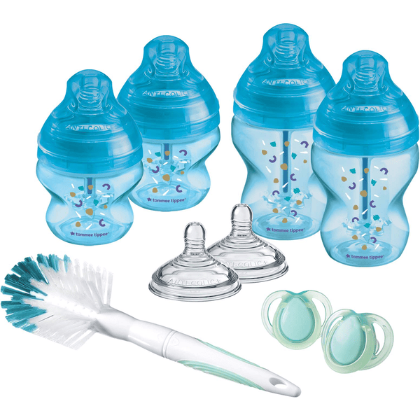 Tommee Tippee Advanced Set de inicio Anti cólico en azul