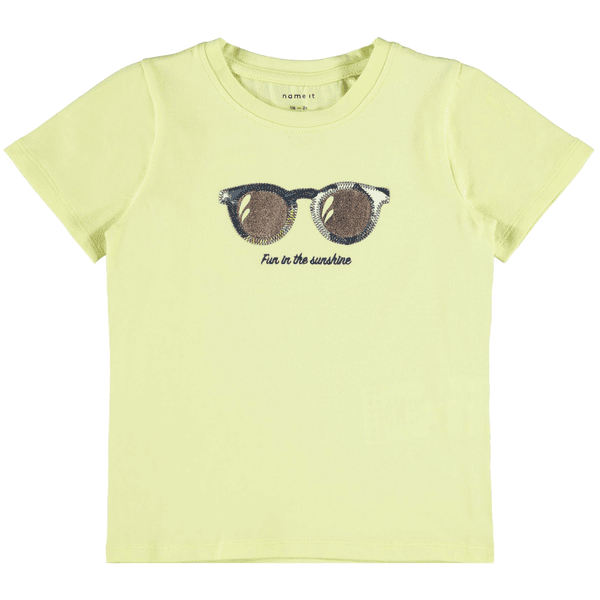 name it T-Shirt Nmffi summer Yellow Pear