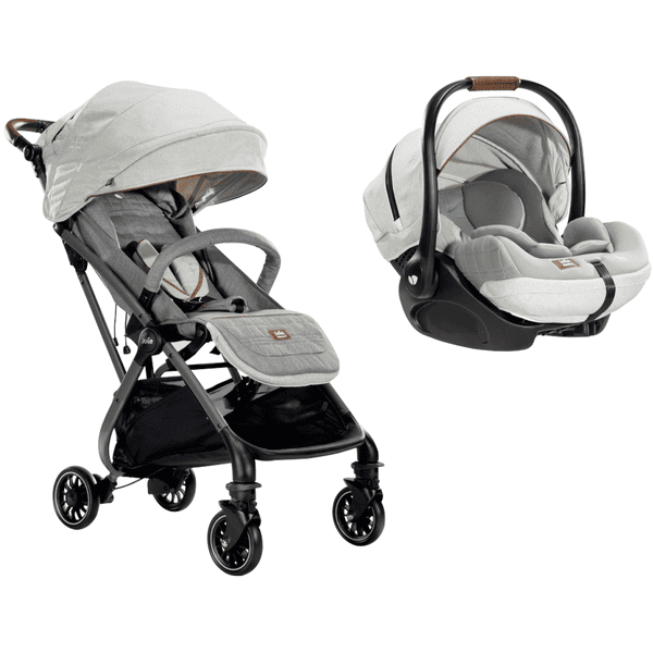 Joie Sig nature  Buggy Tourist incl. baby-autostoeltje I-level Recline Oyster