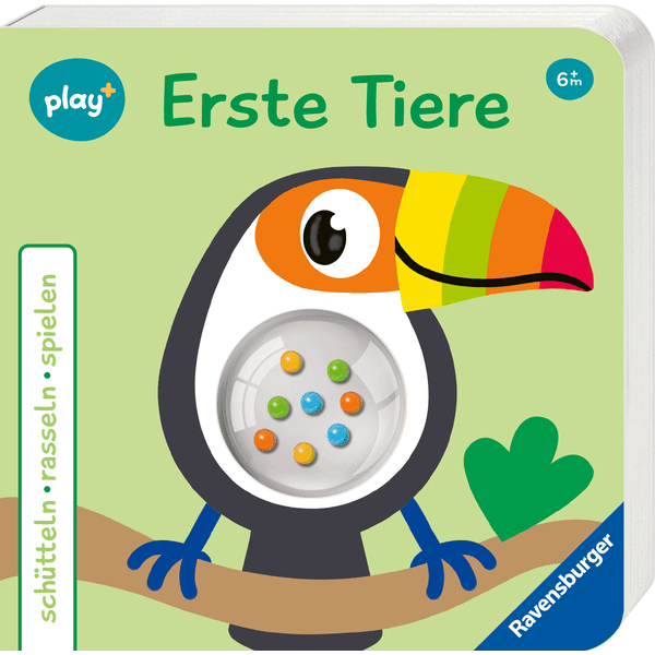 Ravensburger play+ Schütteln, rasseln, spielen: Erste Tiere