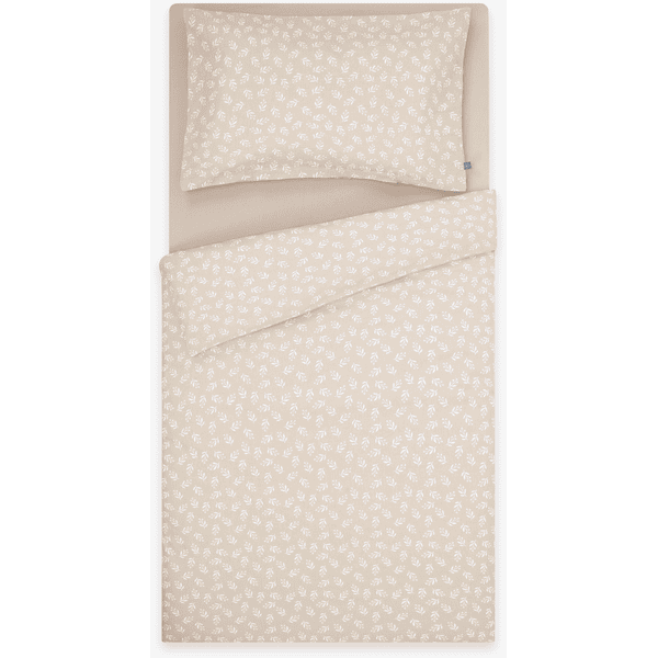 emma & noah Parure de lit enfant Floral sand 100x135 cm