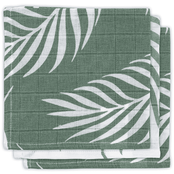 jollein Gauze Mouth Towel 3-pack Nature ash green 