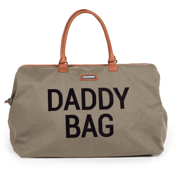 CHILDHOME Daddy Borsa in tela kaki