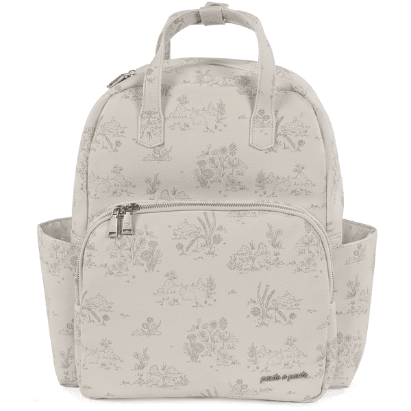 pasito a pasito Rucksack Toile de Jouy Cream