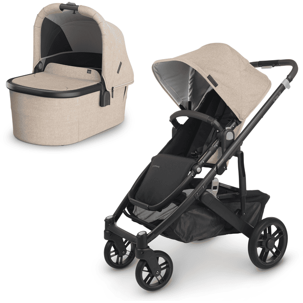 UPPAbaby Sportwagen Cruz V2 inklusive Babywanne Liam Oat Mélange