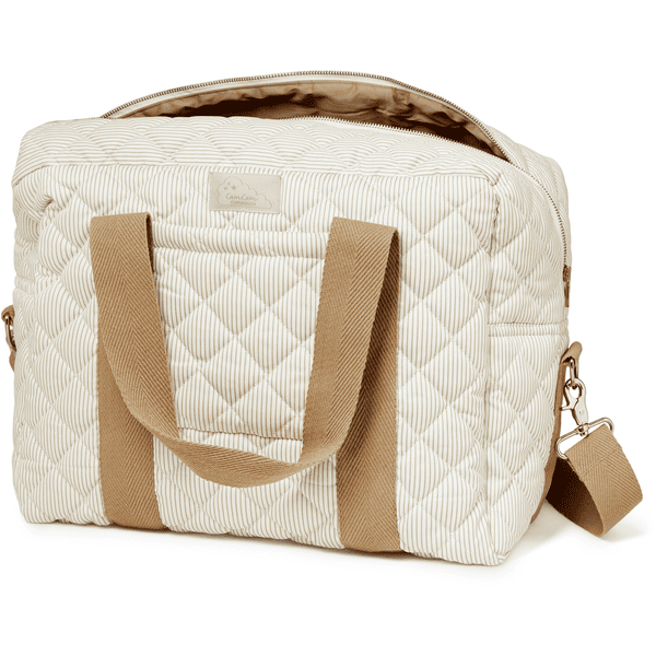 Cam Cam® COPENHAGEN Wickeltasche Classic Stripes Camel