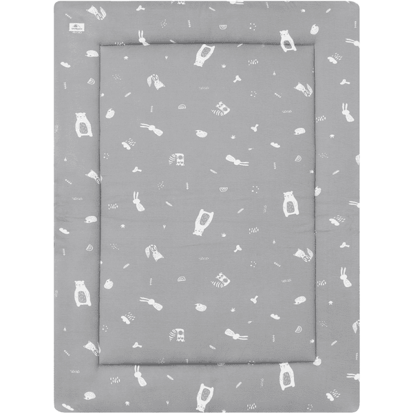 kindsgard Manta de gateo, suave 80 x 100 cm gris