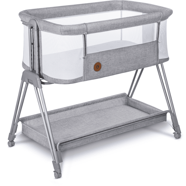 lionelo Beistellbett Luna Grey Concrete