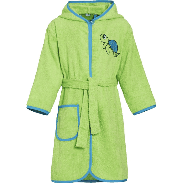 Playshoes Peignoir de bain enfant tortue éponge 