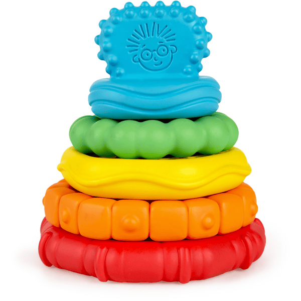 Baby Einstein Stack &amp; Teethe ™ leksaksset med bitringar med flera texturer