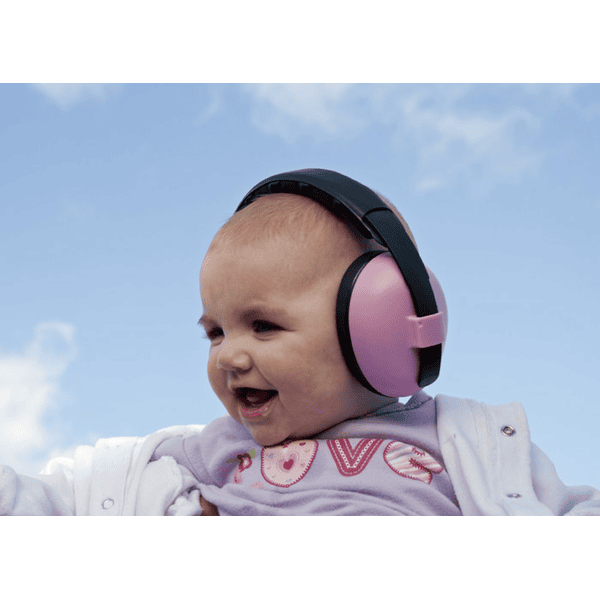 Casque anti-bruit bébé rose Banz  Casque de protection sur Puériculture  sur Déco de Héros