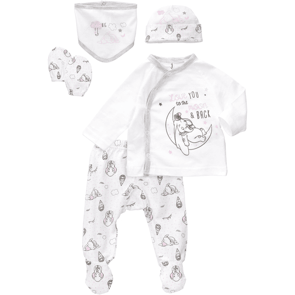 Dirkje 5tlg Set Baby Sweets meets Disney weiß rosa