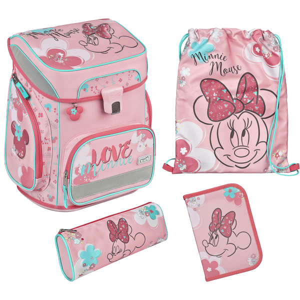 Scooli Set de mochila escolar EasyFit Minnie Mouse 