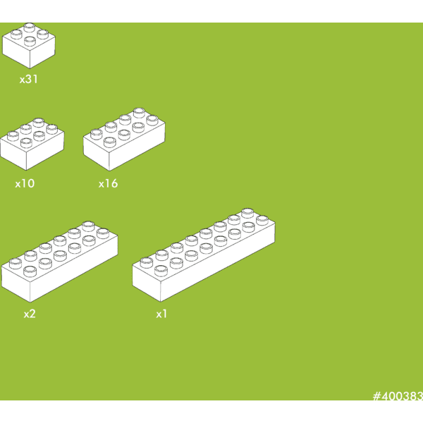 HUBELINO ® moduler - 60-delers modulsett 