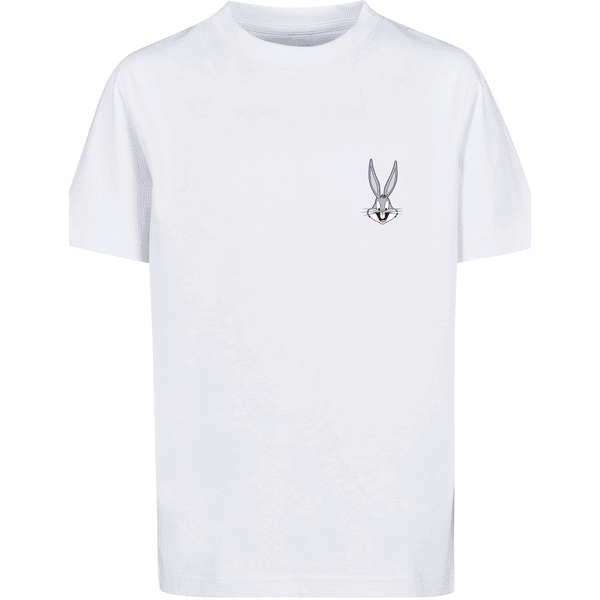 weiß Bunny Print Bugs Tunes Breast Looney T-Shirt F4NT4STIC