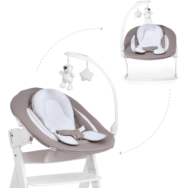 hauck Babyaufsatz Alpha Bouncer 2in1 Deluxe Sand