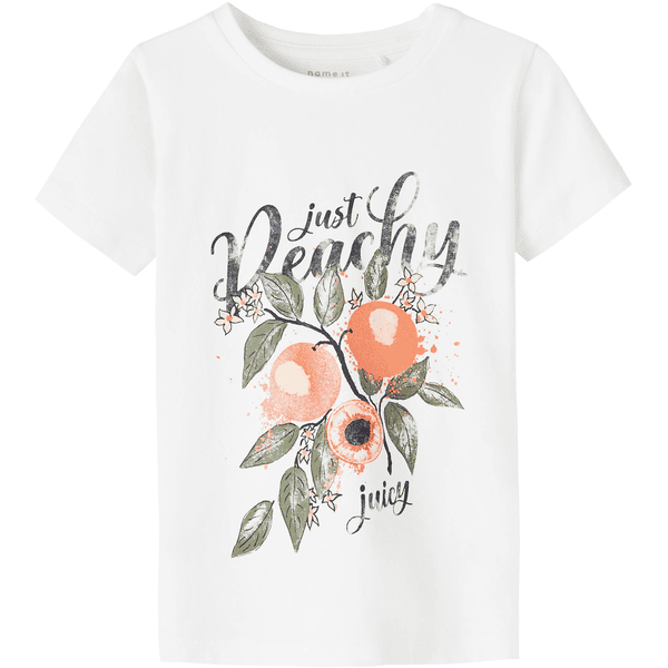 name it T-Shirt Nmfditte Bright White