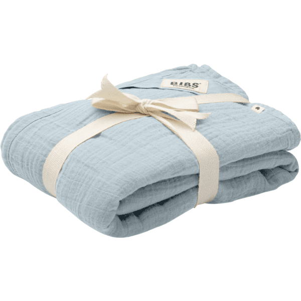 BIBS Wickeltuch 120 x 120 cm Baby Blue