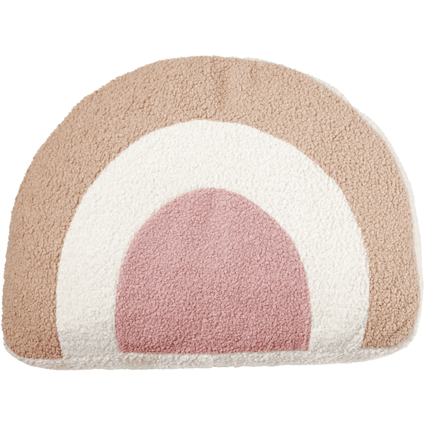 Nordic Coast Company Cojín Rainbow natural / rosa / beige