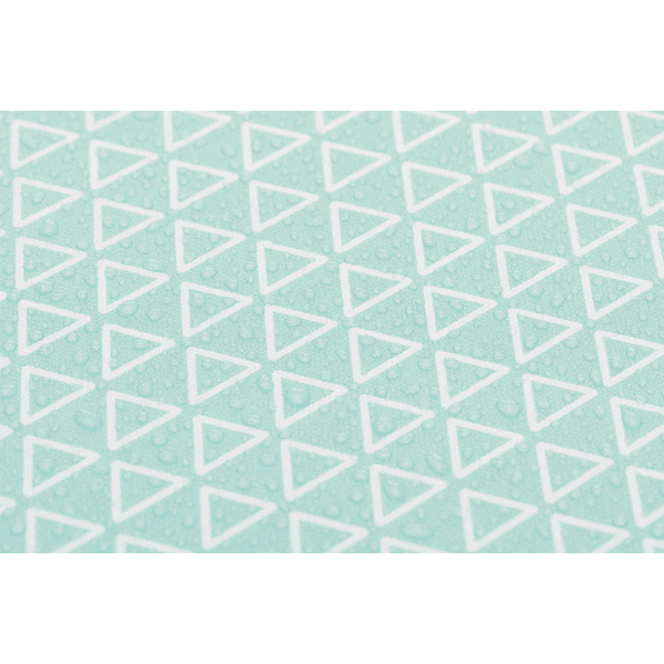 fillikid Materassino fasciatoio Softy Large mint triangle 75x85 cm 