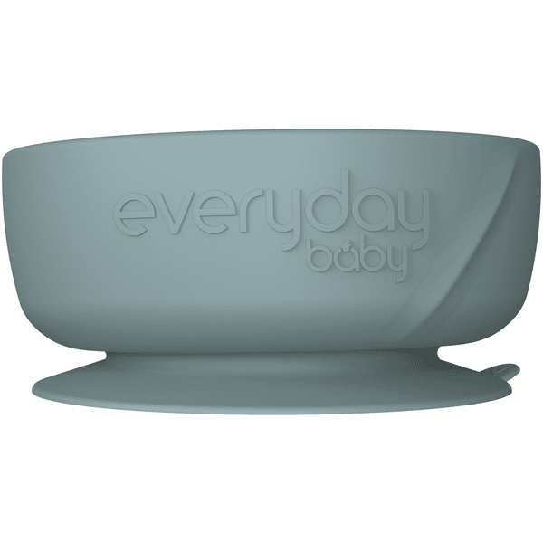 everyday ® babyfôrskål med sugekopp i silikon, harmony green 