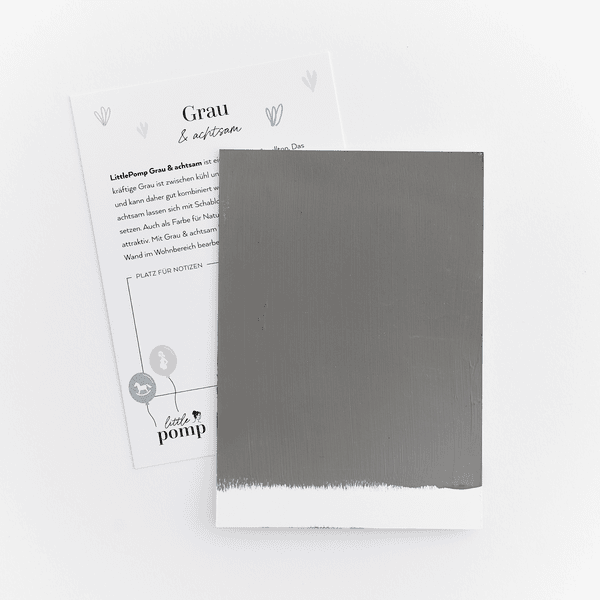LittlePomp Peinture à la craie murale/meubles gris & attentif 750 ml