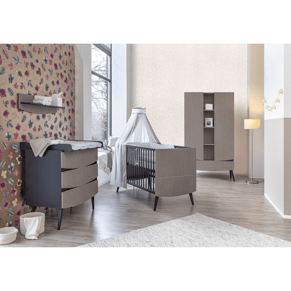 Schardt Kinderzimmer Set Smile anthrazit 2-türig