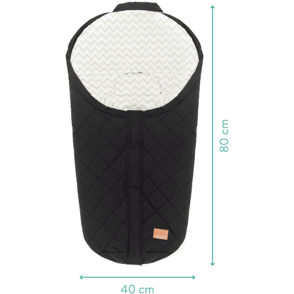 fillikid Schwarz Light Sommerfußsack Small 0 Gruppe