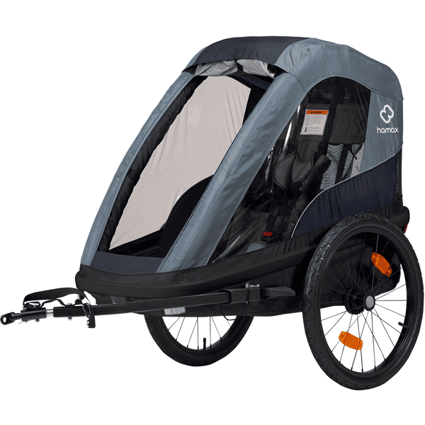 Remorque vélo poussette 2 enfants HAMAX