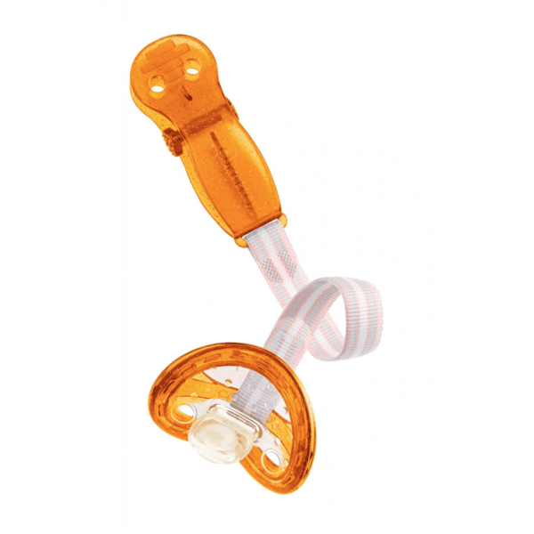 CURAPROX baby Schnullerhalter in orange