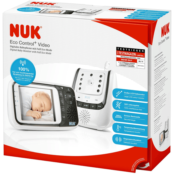 Nuk baby monitor eco sales control+ video