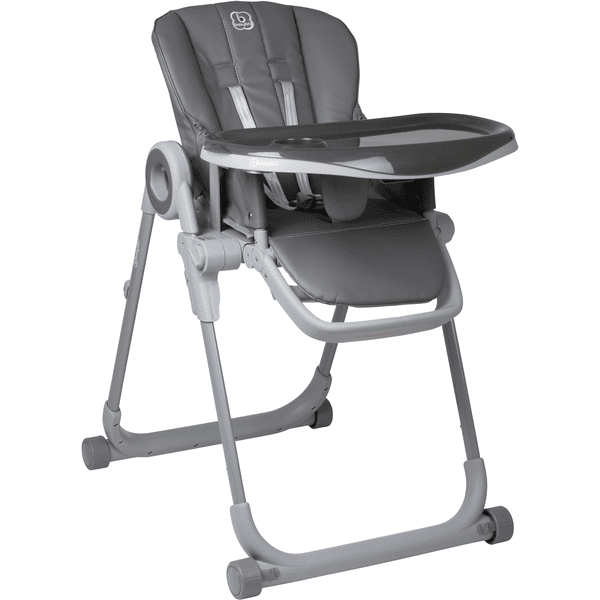 babyGO Chaise haute enfant évolutive Divan grey