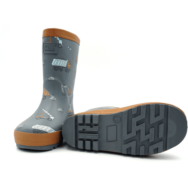 Maximo Bottes en caoutchouc pour enfants chantier gris brouillard