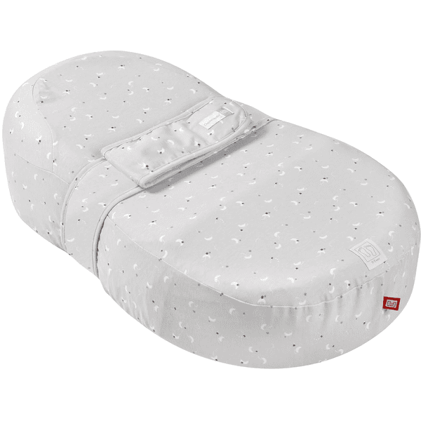 RED CASTLE Cocoonababy®Materac dla niemowlaka z prześcieradłem księżyc i gwiazdy