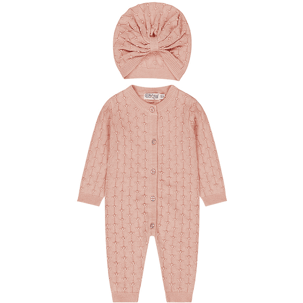 Dirkje Babyset 2-delat roströd rosa